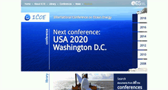 Desktop Screenshot of icoe-conference.com
