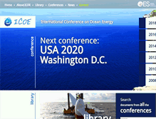 Tablet Screenshot of icoe-conference.com